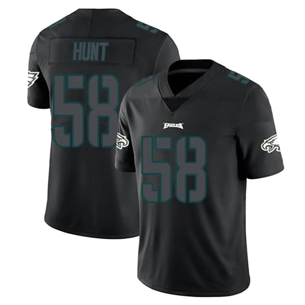 Tuec P.Eagles #58 Jalyx Hunt Player Limited Black Impact Home Game Stitched Jerseys