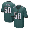 Tuec P.Eagles #58 Jalyx Hunt Player Team Color Green Home Game Stitched Jerseys