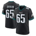 Tuec P.Eagles #65 Lane Johnson Player Black Game Home Stitched Jerseys