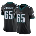Tuec P.Eagles #65 Lane Johnson Player Black Limited Vapor F.U.S.E. Home Game Stitched Jerseys