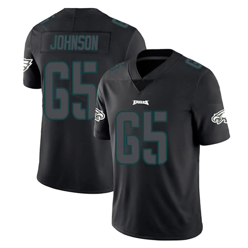 Tuec P.Eagles #65 Lane Johnson Player Limited Black Impact Home Game Stitched Jerseys