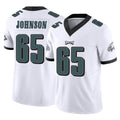 Tuec P.Eagles #65 Lane Johnson Player White Limited Vapor F.U.S.E. Home Game Stitched Jerseys
