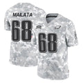 Tuec P.Eagles #68 Jordan Mailata Player Arctic Camo Salute to Service Limited Game Stitched Jerseys