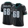 Tuec P.Eagles #68 Jordan Mailata Player Black Limited Vapor F.U.S.E. Home Game Stitched Jerseys