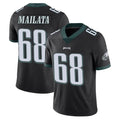 Tuec P.Eagles #68 Jordan Mailata Player Black Limited Vapor Untouchable Home Game Stitched Jerseys