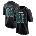 Tuec P.Eagles #68 Jordan Mailata Player Carbon Black Fashion Home Game Stitched Jerseys