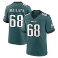 Tuec P.Eagles #68 Jordan Mailata Player Green Home Game Stitched Jerseys