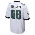 Tuec P.Eagles #68 Jordan Mailata Player White Home Game Stitched Jerseys