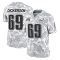Tuec P.Eagles #69 Landon Dickerson Player Arctic Camo Salute to Service Limited Game Stitched Jerseys