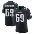 Tuec P.Eagles #69 Landon Dickerson Player Black Game Home Stitched Jerseys