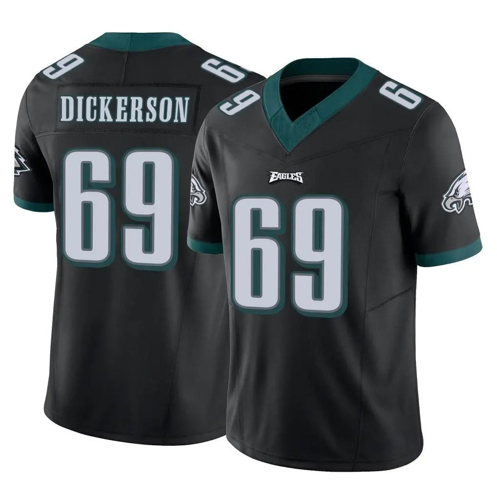 Tuec P.Eagles #69 Landon Dickerson Player Black Limited Vapor F.U.S.E. Home Game Stitched Jerseys