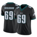 Tuec P.Eagles #69 Landon Dickerson Player Black Limited Vapor F.U.S.E. Home Game Stitched Jerseys
