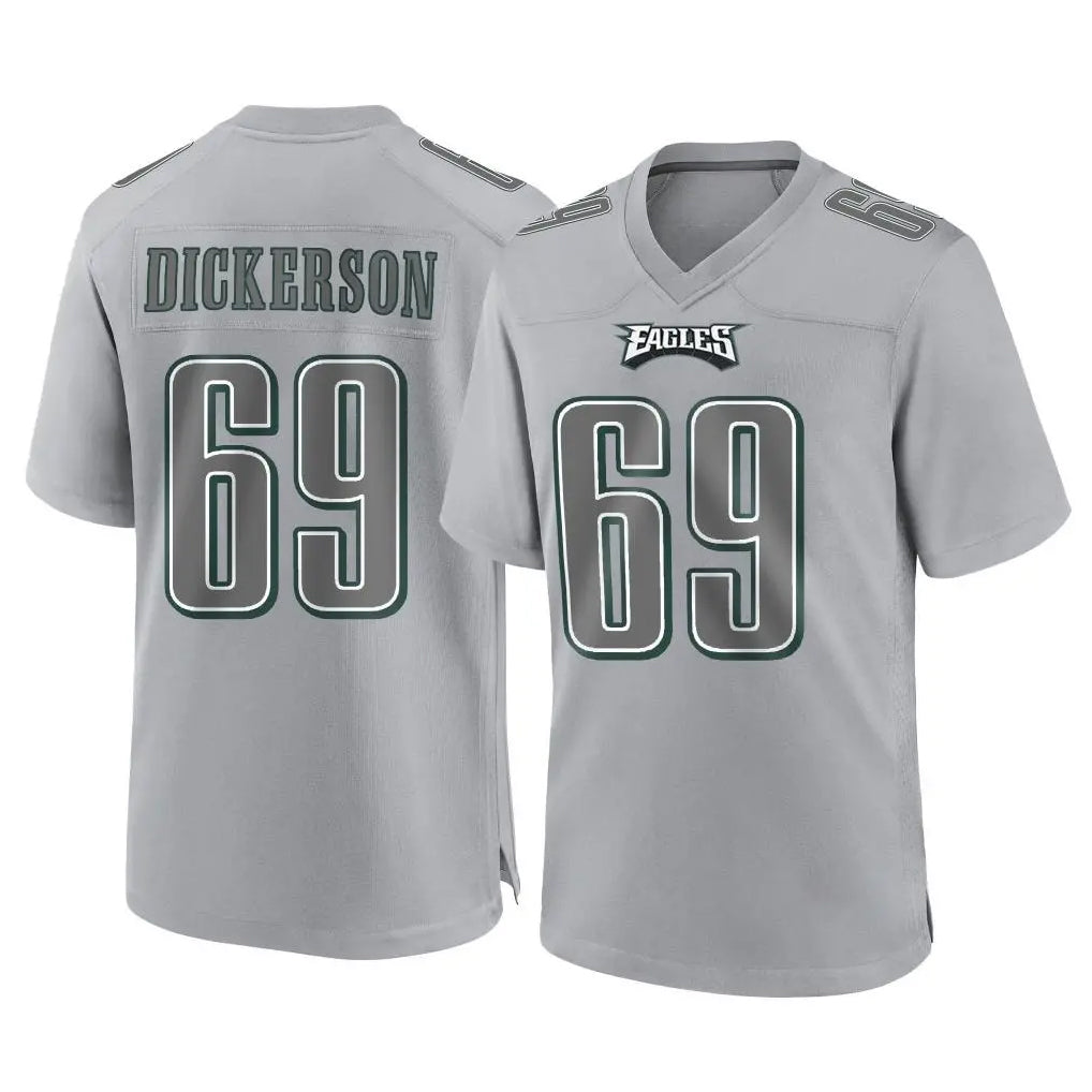 Tuec P.Eagles #69 Landon Dickerson Player Gray Atmosphere Fashion Home Game Stitched Jerseys