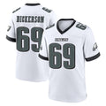 Tuec P.Eagles #69 Landon Dickerson Player White Game Home Stitched Jerseys