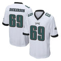 Tuec P.Eagles #69 Landon Dickerson Player White Home Game Stitched Jerseys