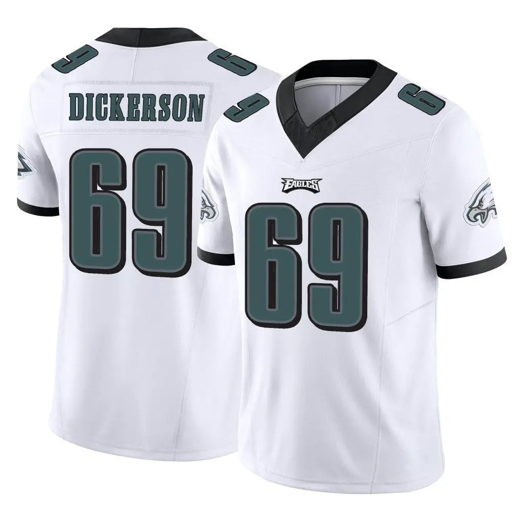 Tuec P.Eagles #69 Landon Dickerson Player White Limited Vapor F.U.S.E. Home Game Stitched Jerseys