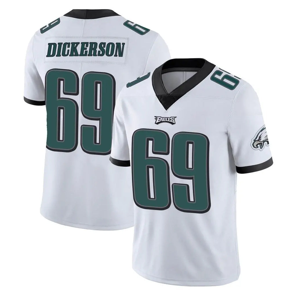 Tuec P.Eagles #69 Landon Dickerson Player White Limited Vapor Untouchable Home Game Stitched Jerseys