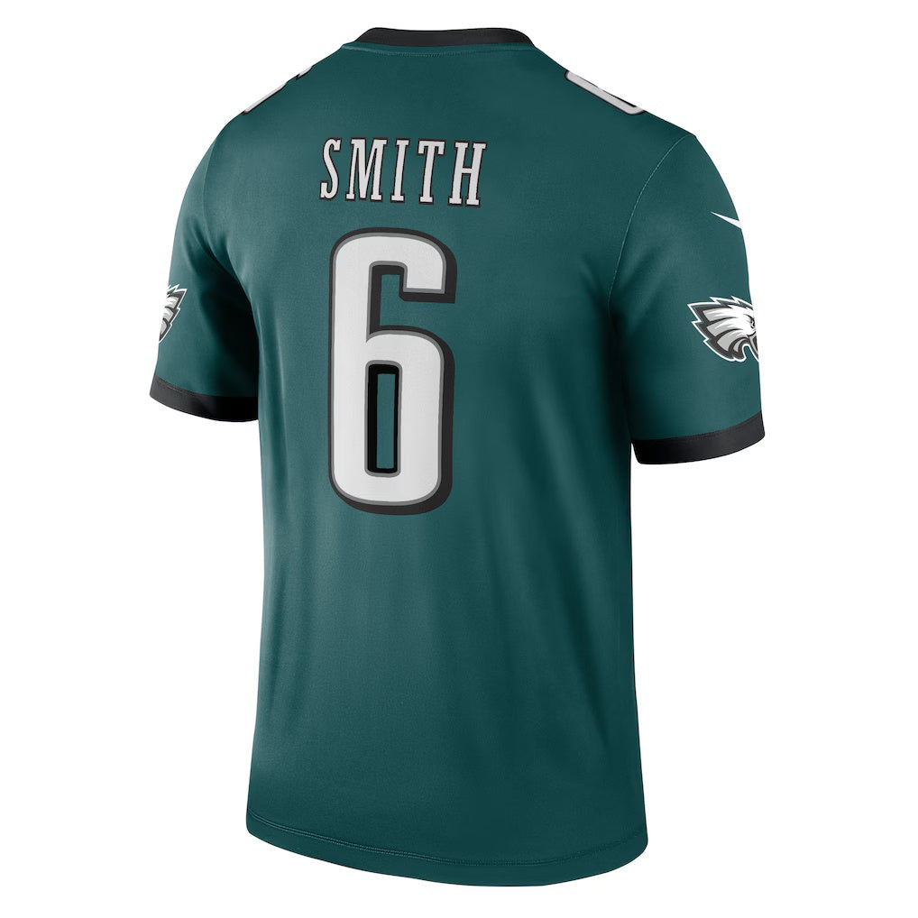 tuec P.Eagles #6 DeVonta Smith Green Legend Player Performance Top Stitched Jerseys
