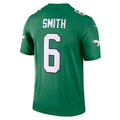 tuec P.Eagles #6 DeVonta Smith Kelly Green Legend Player Performance Top Stitched Jerseys