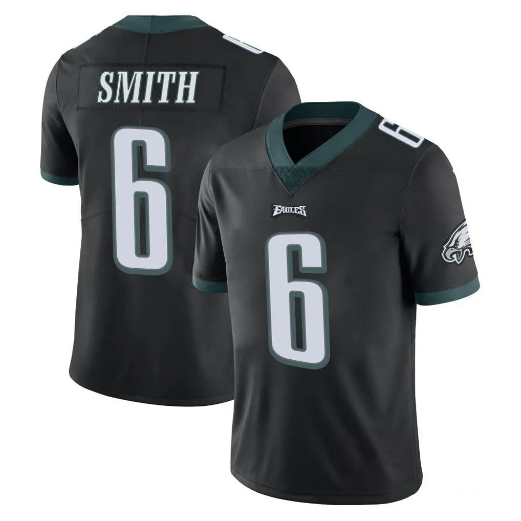 Tuec P.Eagles #6 DeVonta Smith Player Black Limited Vapor Untouchable Home Game Stitched Jerseys