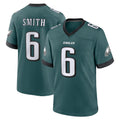 Tuec P.Eagles #6 DeVonta Smith Player Green Home Game Stitched Jerseys