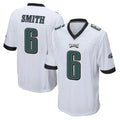 Tuec P.Eagles #6 DeVonta Smith Player White Home Game Stitched Jerseys