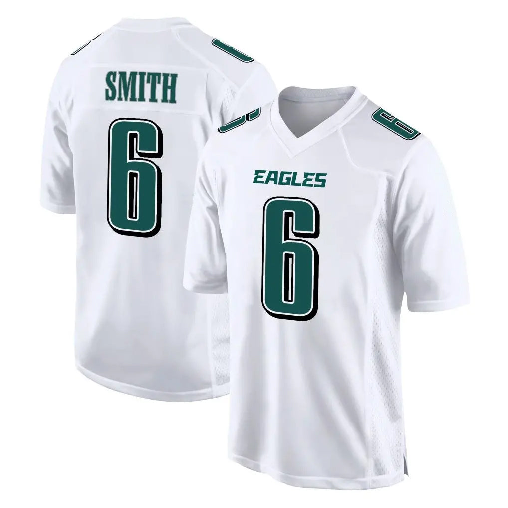 Tuec P.Eagles #6 DeVonta Smith Player White Tundra Fashion Home Game Stitched Jerseys
