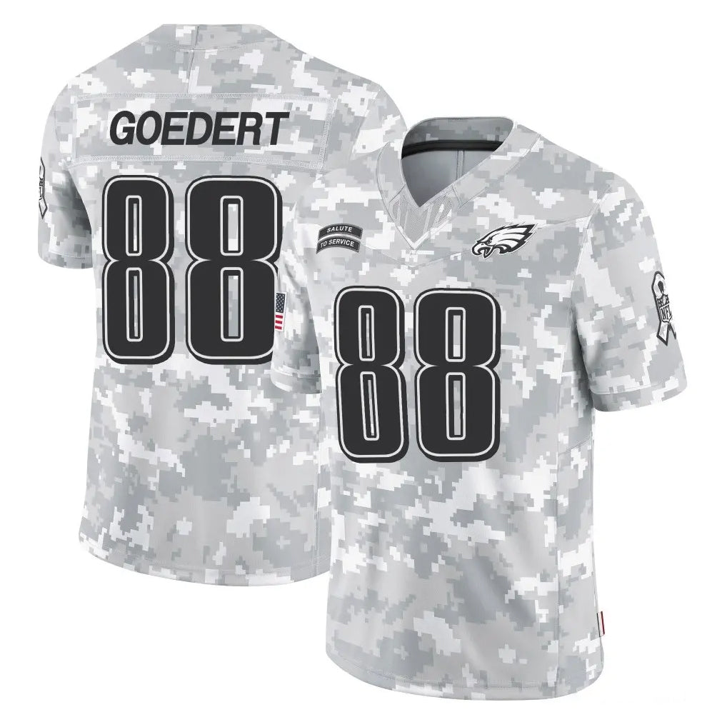 Tuec P.Eagles #88 Dallas Goedert Player Arctic Camo Salute to Service Limited Game Stitched Jerseys