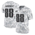 Tuec P.Eagles #88 Dallas Goedert Player Arctic Camo Salute to Service Limited Game Stitched Jerseys