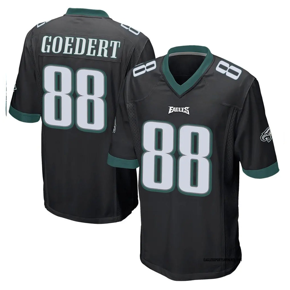 Tuec P.Eagles #88 Dallas Goedert Player Black Home Game Stitched Jerseys