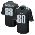 Tuec P.Eagles #88 Dallas Goedert Player Black Home Game Stitched Jerseys