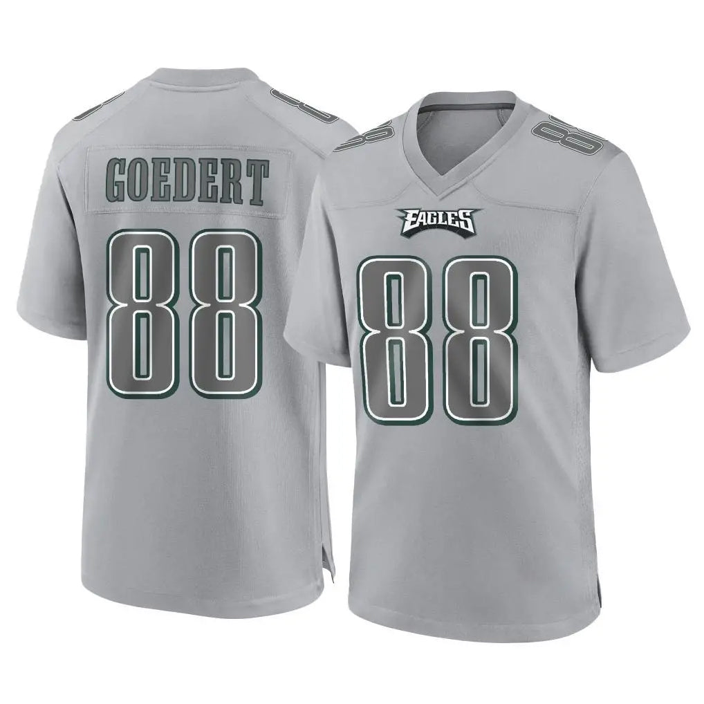 Tuec P.Eagles #88 Dallas Goedert Player Gray Atmosphere Fashion Home Game Stitched Jerseys