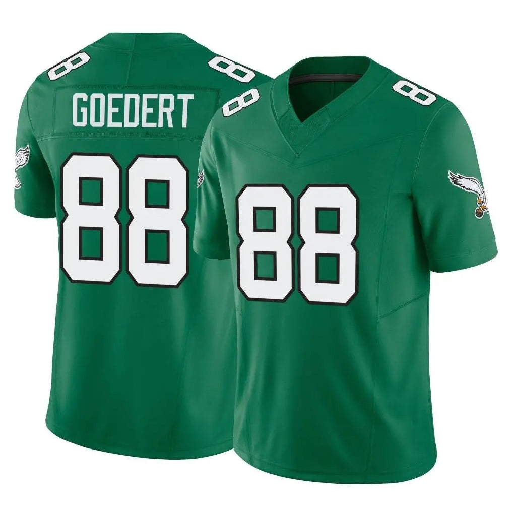 Tuec P.Eagles #88 Dallas Goedert Player Green Kelly Alternate Vapor F.U.S.E. Home Game Stitched Jerseys