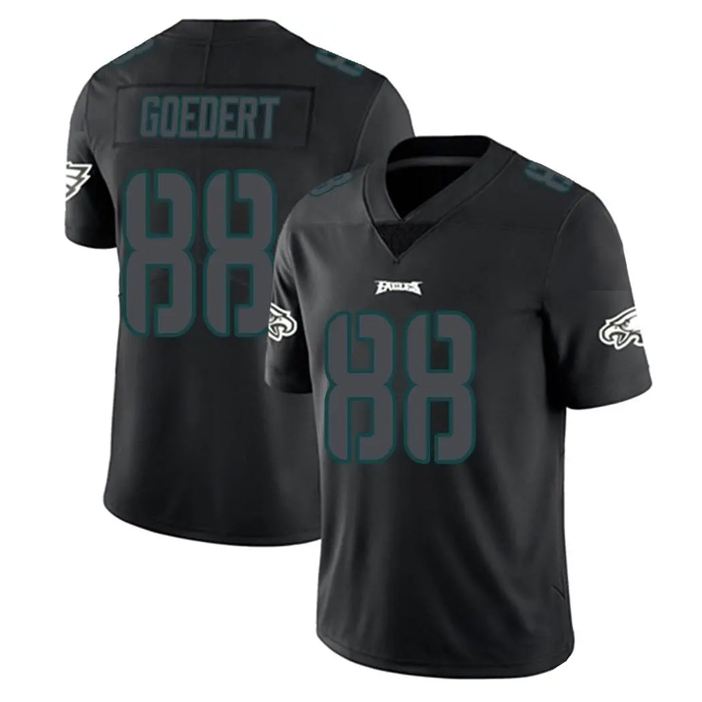 Tuec P.Eagles #88 Dallas Goedert Player Limited Black Impact Home Game Stitched Jerseys