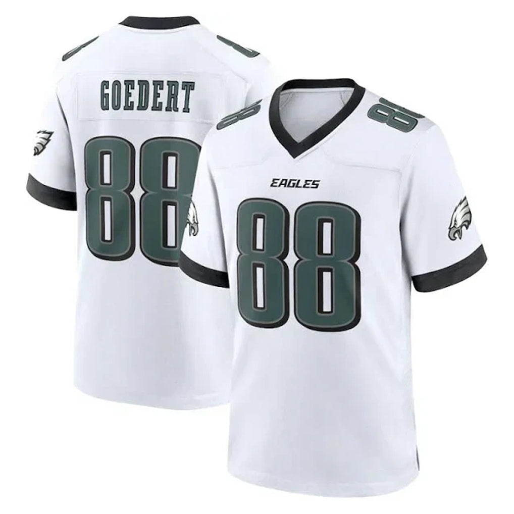 Tuec P.Eagles #88 Dallas Goedert Player White Game Home Stitched Jerseys