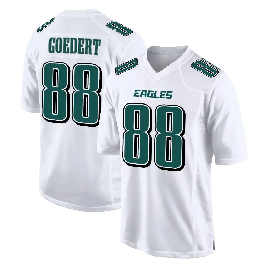 Tuec P.Eagles #88 Dallas Goedert Player White Tundra Fashion Home Game Stitched Jerseys