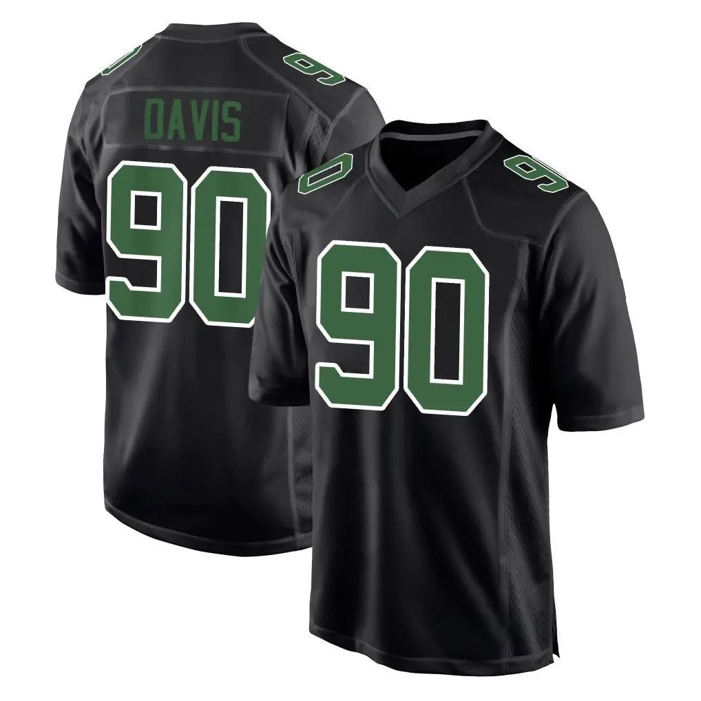 Tuec P.Eagles #90 Jordan Davis Player Carbon Green Fashion Home Game Stitched Jerseys