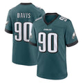 Tuec P.Eagles #90 Jordan Davis Player Green Home Game Stitched Jerseys