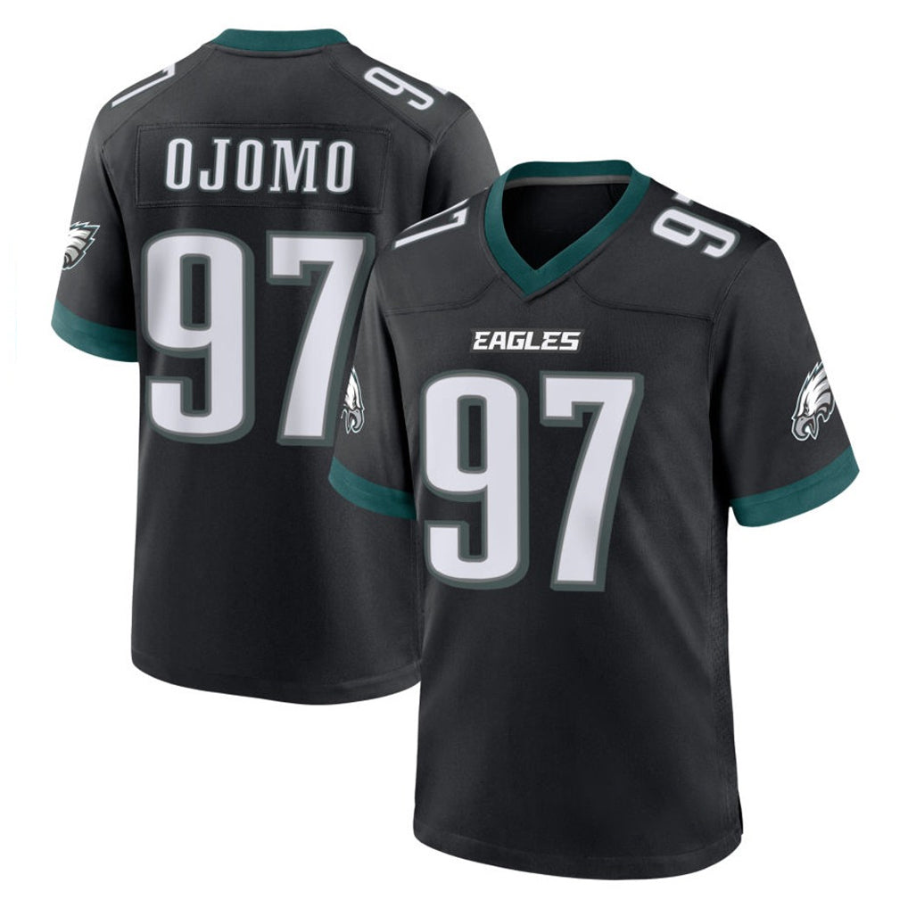 Tuec P.Eagles #97 Moro Ojomo Player Black Game Home Stitched Jerseys
