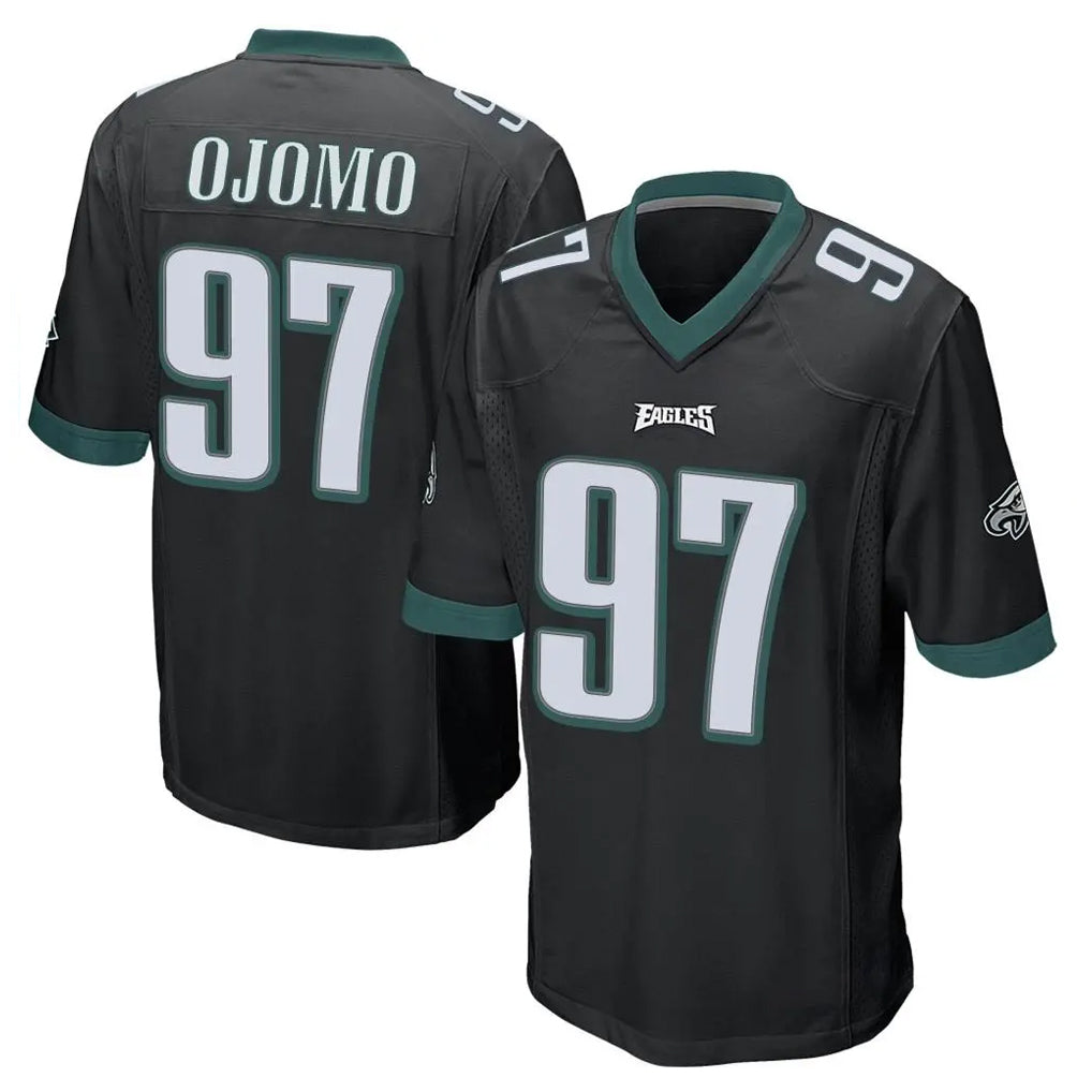 Tuec P.Eagles #97 Moro Ojomo Player Black Home Game Stitched Jerseys