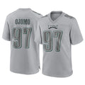 Tuec P.Eagles #97 Moro Ojomo Player Gray Atmosphere Fashion Home Game Stitched Jerseys