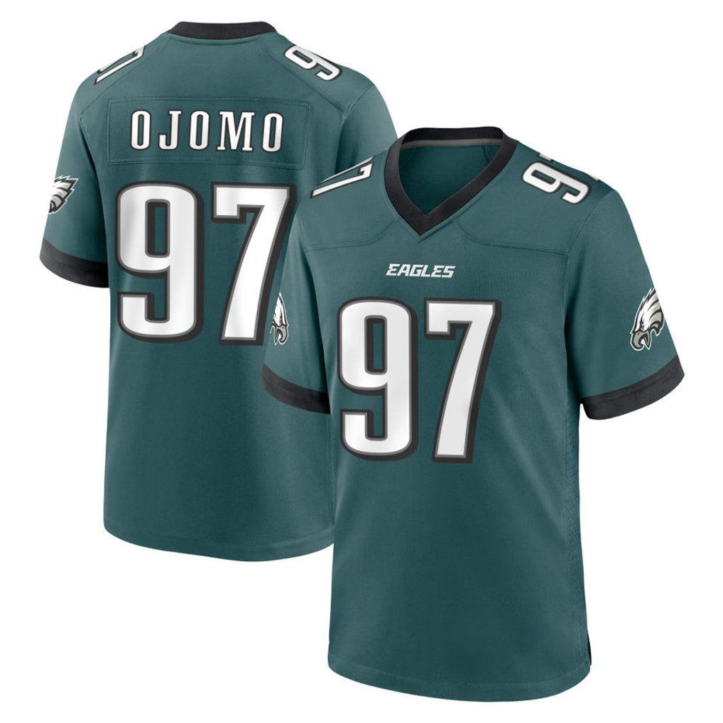 Tuec P.Eagles #97 Moro Ojomo Player Green Home Game Stitched Jerseys