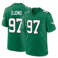Tuec P.Eagles #97 Moro Ojomo Player Green Kelly Alternate Home Game Stitched Jerseys