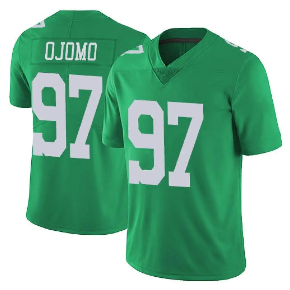 Tuec P.Eagles #97 Moro Ojomo Player Green Limited Vapor Untouchable Home Game Stitched Jerseys