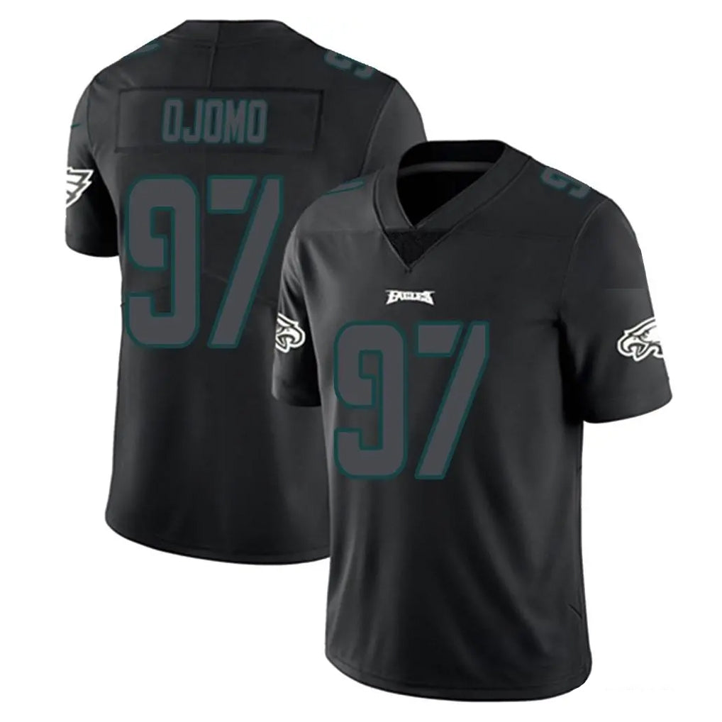 Tuec P.Eagles #97 Moro Ojomo Player Limited Black Impact Home Game Stitched Jerseys