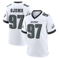 Tuec P.Eagles #97 Moro Ojomo Player White Game Home Stitched Jerseys