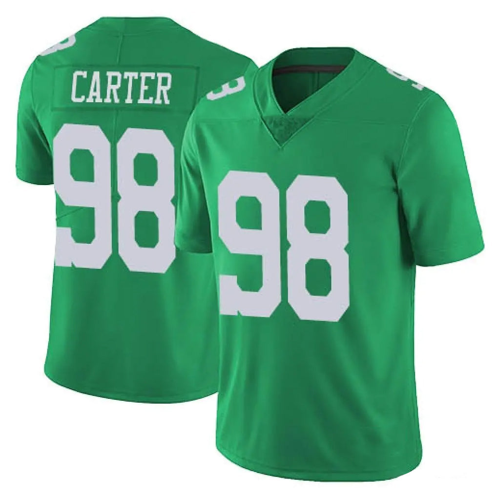 Tuec P.Eagles #98 Jalen Carter Player Green Limited Vapor Untouchable Home Game Stitched Jerseys