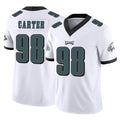 Tuec P.Eagles #98 Jalen Carter Player White Limited Vapor F.U.S.E. Home Game Stitched Jerseys