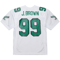 Tuec P.Eagles #99 Jerome Brown Mitchell & Ness White 1991 Authentic Throwback Retired Player Jersey Stitched Puhic