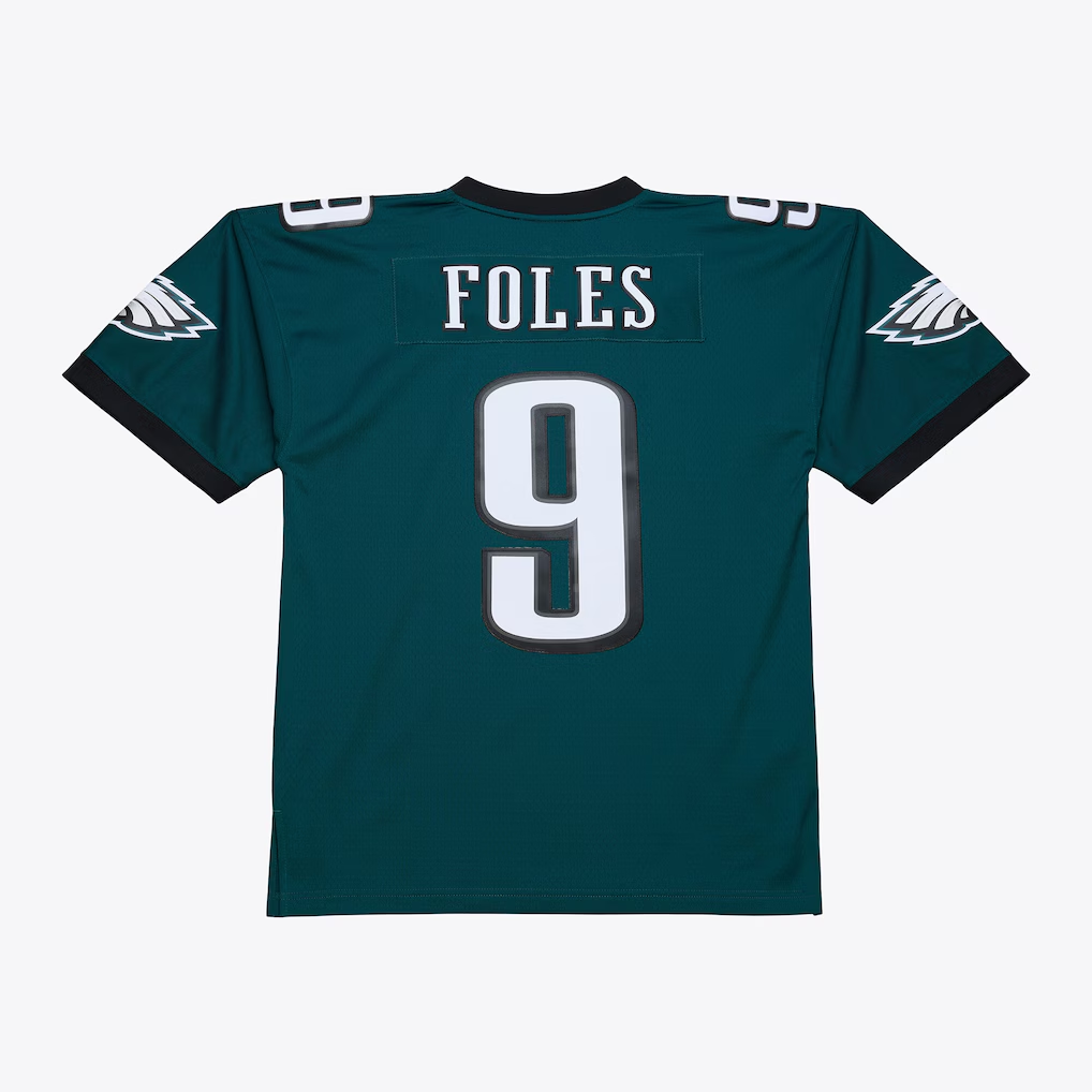 Tuec P.Eagles #9 Nick Foles Mitchell & Ness Midnight Green Legacy Replica Jersey Stitched Puhic Game Jerseys